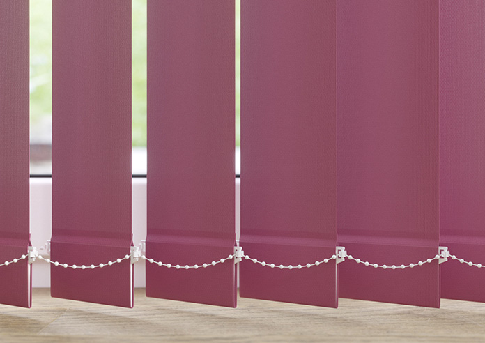 Trinity (Blackout), Mystic Magenta - Vertical Blind Slats - Image 3